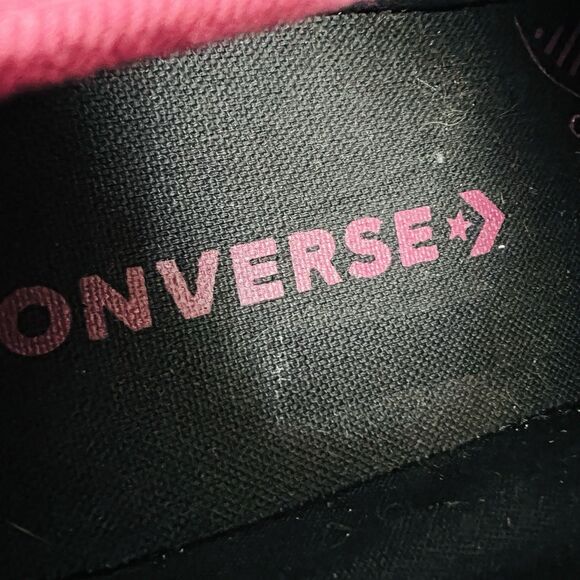 Converse Jack Purcell Magenta Pink Low Top Lace up Wedge Sneakers - Size 10.5 - Picture 7 of 9